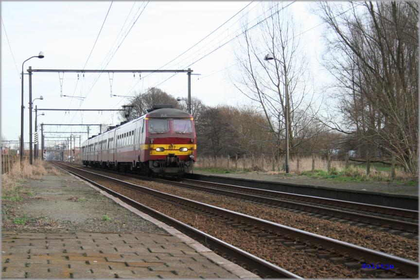 807 passeerd een spookstation