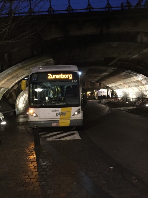 bus aan stelplaats Zurenborg
