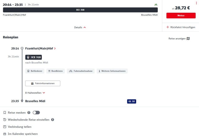 trein 2 heeft nog plaats